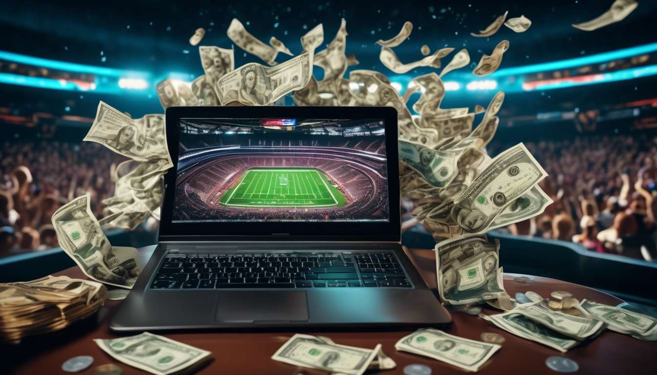 How much money was spent on sports betting in 2023